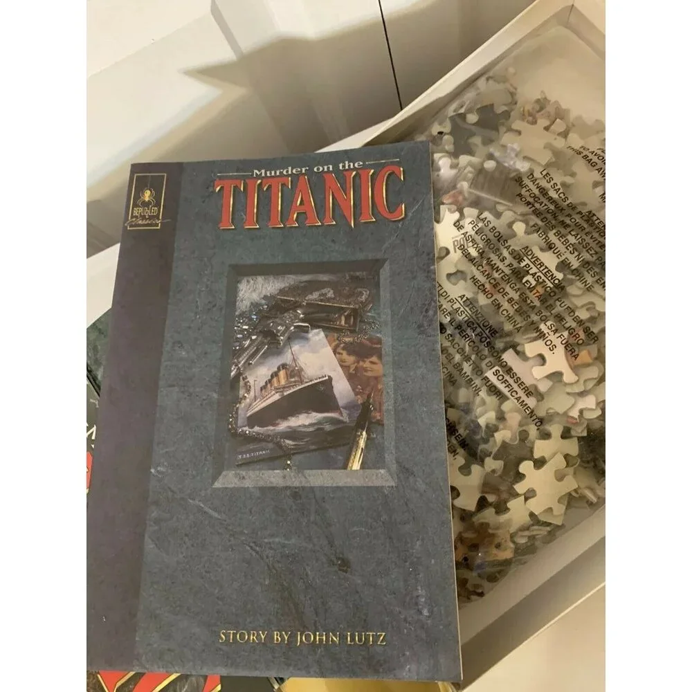 New Murder On The TITANIC Mystery Jigsaw Puzzle, 1000 Piece 23